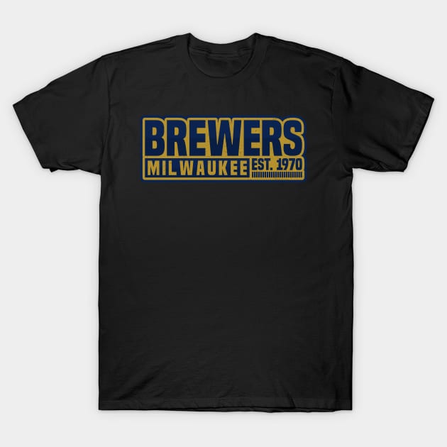 Milwaukee Brewers 01 T-Shirt by yasminkul